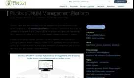 
							         Pluribus UNUM Management Platform - Pluribus Networks								  
							    