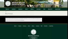
							         Plus Portal - Bishop Brady High School								  
							    