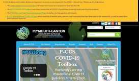 
							         Plymouth-Canton Community Schools | Home								  
							    