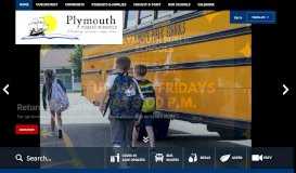 
							         Plymouth Public Schools / Homepage								  
							    