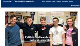 
							         PM Quiz Bowl team headed for national competition – Penn Manor ...								  
							    