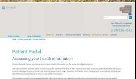 
							         PMC Patient Portal Keeps you Connected to your Record								  
							    