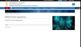 
							         PMEGP Online Application | Commissionerate of Industries ...								  
							    