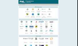 
							         PML Web Portal Page								  
							    