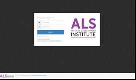 
							         PMP Portal - ALS Therapy Development Institute								  
							    
