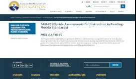
							         PMRN FAIR-FS (Florida Assessments for Instruction in ...								  
							    
