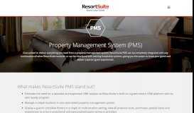 
							         PMS Info - PMS – ResortSuite								  
							    