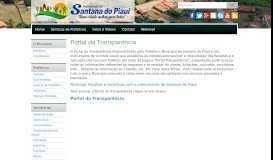 
							         PMSP - Portal da Transparência - Prefeitura Municipal de Santana do ...								  
							    