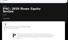 
							         PNC: 2020 Home Equity Review | Bankrate								  
							    
