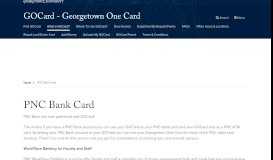 
							         PNC Bank Card | GOCard - Georgetown One Card | Georgetown ...								  
							    