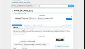 
							         pncmak.org at Website Informer. PNCMAK. Visit PNCMAK.								  
							    