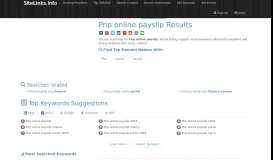 
							         Pnp online payslip Results For Websites Listing - SiteLinks.Info								  
							    