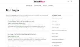 
							         Pnri Login — Sign in to Account - loginfeed.com								  
							    