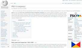 
							         P&O (company) - Wikipedia								  
							    