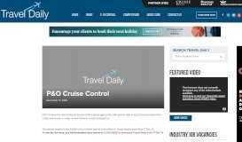 
							         P&O Cruise Control | Travel Daily								  
							    