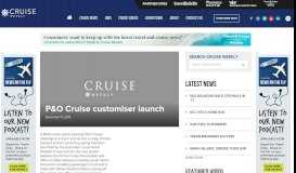 
							         P&O Cruise customiser launch | Cruise Weekly								  
							    