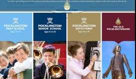 
							         Pocklington School: Excellent Day and Boarding School								  
							    