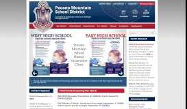 
							         Pocono Mountain School District / Homepage								  
							    