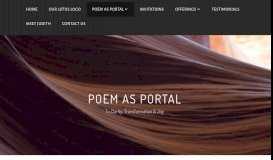 
							         Poem As Portal – poem as portal								  
							    