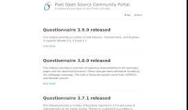 
							         Poet Open Source Community Portal – To collaborate and report on ...								  
							    