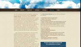 
							         Poetry Community Christian School - Admissions								  
							    