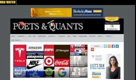
							         Poets&Quants | Covering all that matters in the business school world ...								  
							    