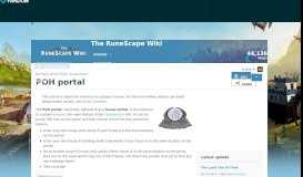 
							         POH portal | RuneScape Wiki | FANDOM powered by Wikia								  
							    