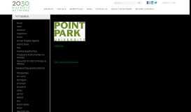 
							         Point Park University | 2030 Districts Project Portal								  
							    