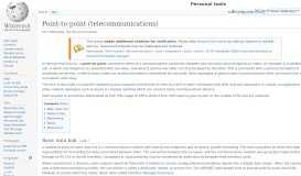 
							         Point-to-point (telecommunications) - Wikipedia								  
							    