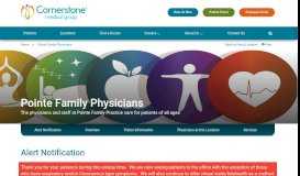 
							         Pointe Family Physicians - St. Clair Shores | Cornerstone Medical Group								  
							    