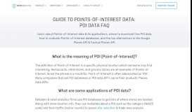 
							         Points-of-Interest (POI) Data Guide & FAQ - SafeGraph								  
							    