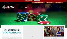
							         Poker | del Lago Resort & Casino | Seneca County, NY								  
							    