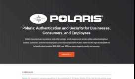 
							         Polaris: Authentication and Security for Businesses, Consumers, and ...								  
							    
