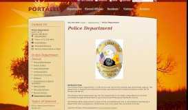 
							         Police Department / Portales, NM								  
							    