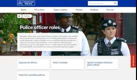 
							         Police officer roles | Careers | The Met								  
							    