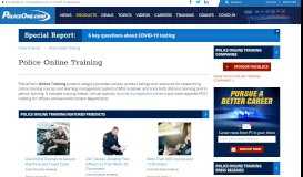 
							         Police Online Training - PoliceOne								  
							    