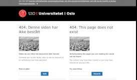 
							         Police registration for non-EU/EEA citizens - University of Oslo								  
							    