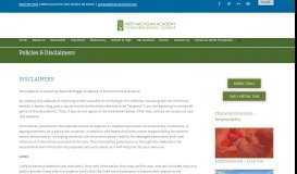 
							         Policies & Disclaimers - West Michigan Academy of Environmental ...								  
							    