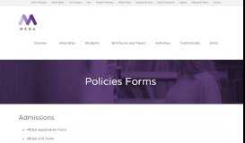 
							         Policies & Forms › MEGA								  
							    