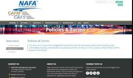 
							         Policies & Forms - NAFA Fleet Management Association								  
							    
