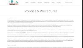 
							         Policies & Procedures | Sanders Court Pediatrics								  
							    