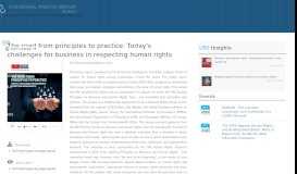 
							         Policy Report on business and human rights								  
							    