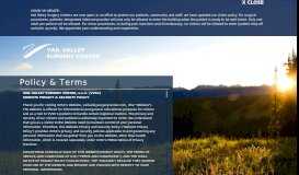 
							         Policy & Terms - Vail Valley Surgery Center | VVSC | Vail Valley ...								  
							    
