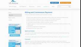
							         Policyholder Billing and Commission Payment Access | US Assure								  
							    