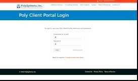 
							         Poly Client Portal Login | PolySystems, Inc. - Actuarial software and ...								  
							    