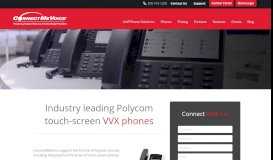 
							         Polycom touch-screen VVX phones | ConnectMeVoice								  
							    