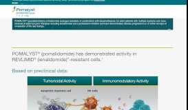 
							         POMALYST (pomalidomide) Clinical Overview Video | HCP								  
							    
