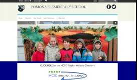 
							         Pomona Elementary School: Home								  
							    