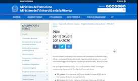 
							         PON 2014-2020 - Miur								  
							    