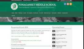 
							         Ponaganset Middle School: Home								  
							    